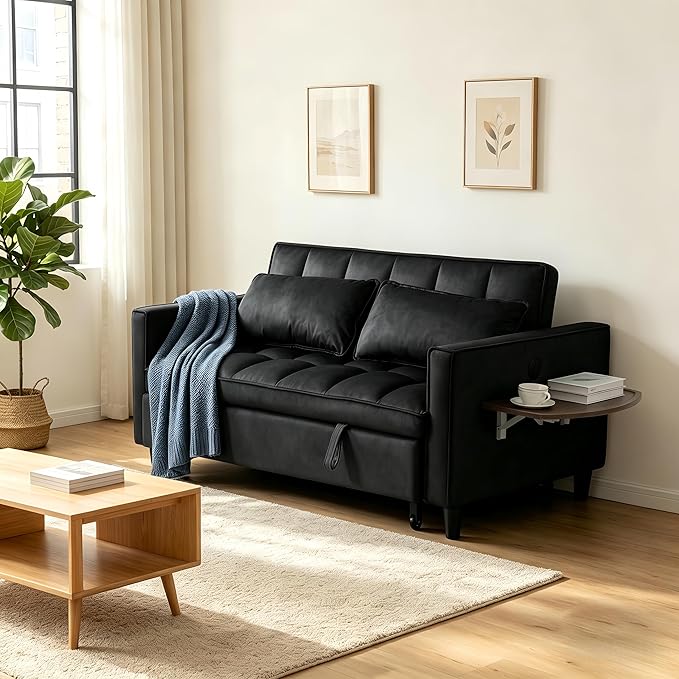 4 in 1 Convertible Sofa Bed, Pull Out Couch
