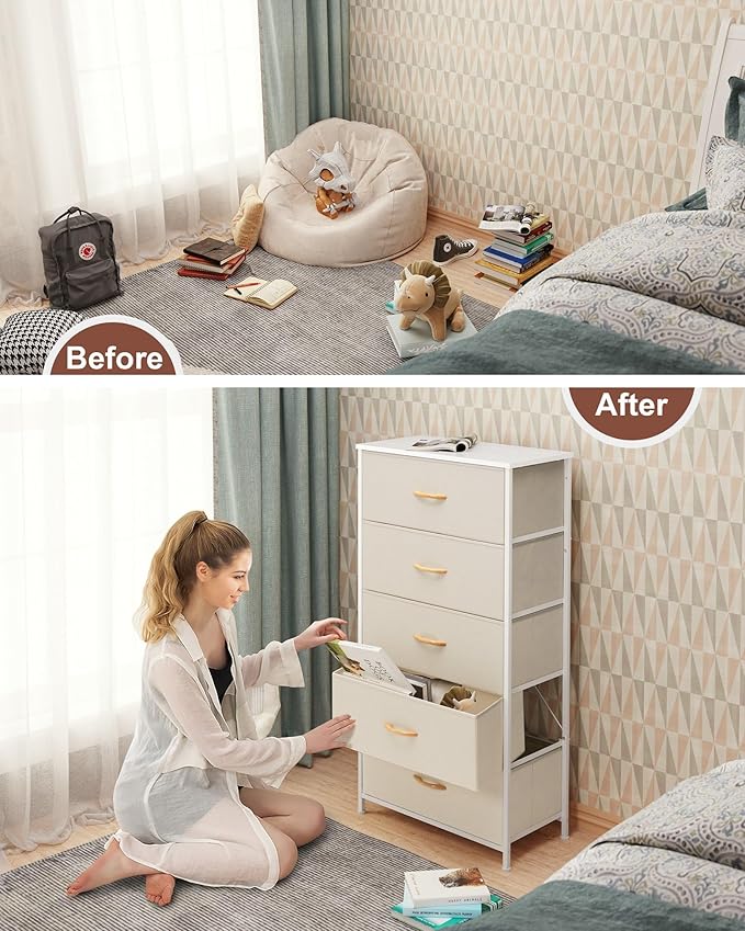 Crestlive Products Vertical Dresser Storage Tower