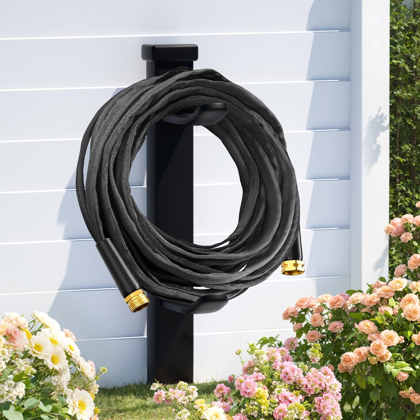 Haeteir 2025 Upgraded 50FT Non-Expanding Garden Hose, Lightweight, Flexible Ultra-Light Water Hose, Burst-Resistant, Lead-Free, Anti-Kink, High-Pressure