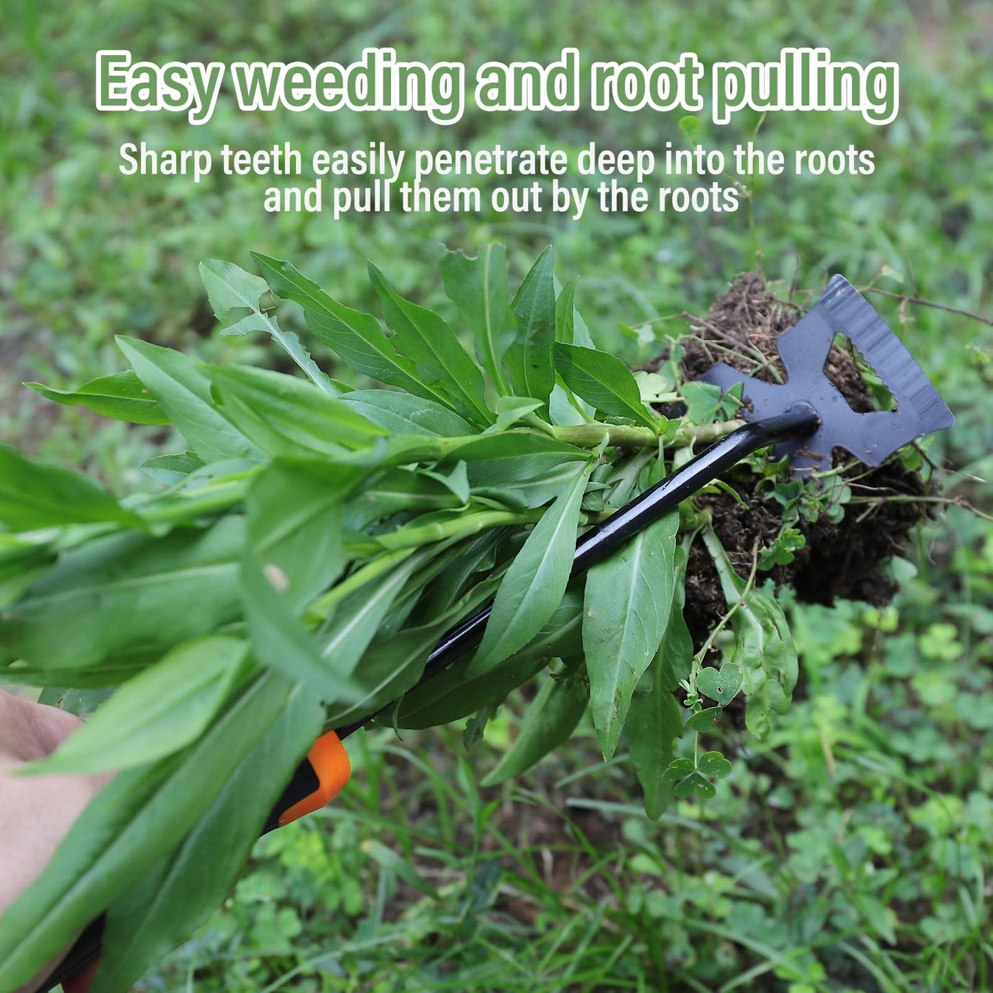 Darligame Weed Remover Tool,Portable Garden Weeder Tool,Gardening Weeding Tools,Manganese Steel Weeding Tools,for Hand Weeder for Vegetable Gardening Backyard Farm Planting & Uprooting Weeding Tool