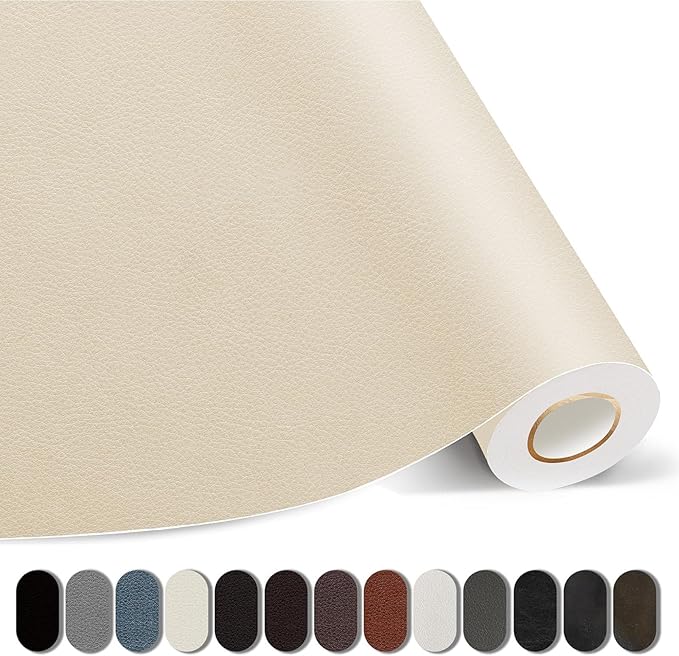Kangshoon Leather Repair Patches, 17X158 Inch Self-Adhesive Leather Repair Tape