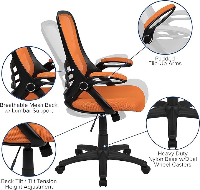 Flash Furniture Porter Mesh High Back Ergonomic Swivel Office Chair