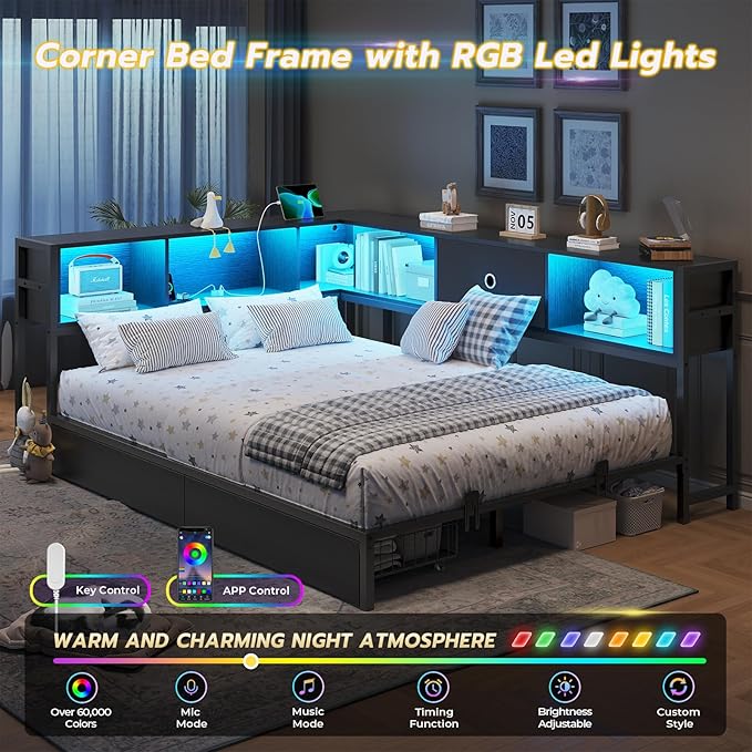 DICTAC Full Corner Bed Frame