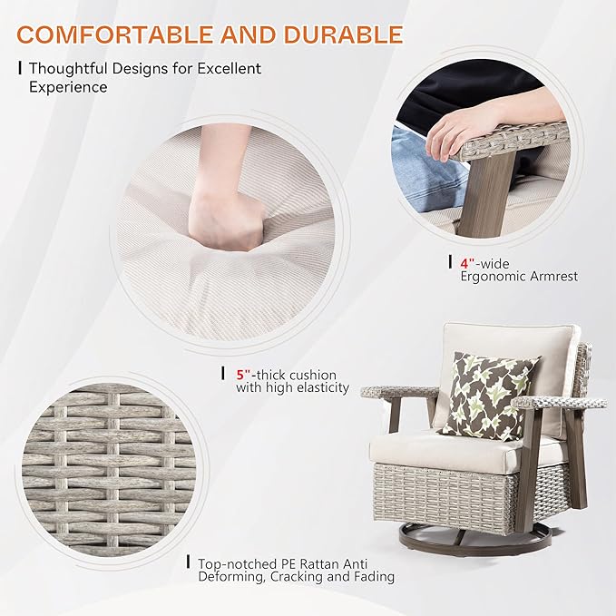 Joyside Patio Chair with Side Table