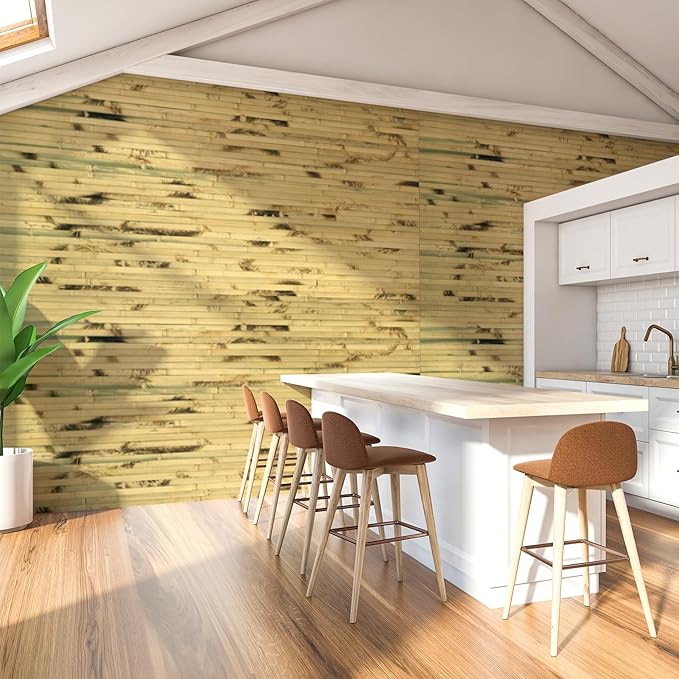 Art3d Natural Bamboo Wall Panel