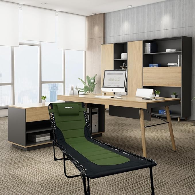 Oversized Padded Outdoor Folding Lounge Chair