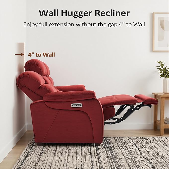 MCombo 87.2'' Wall Hugger Power Recliner Sofa