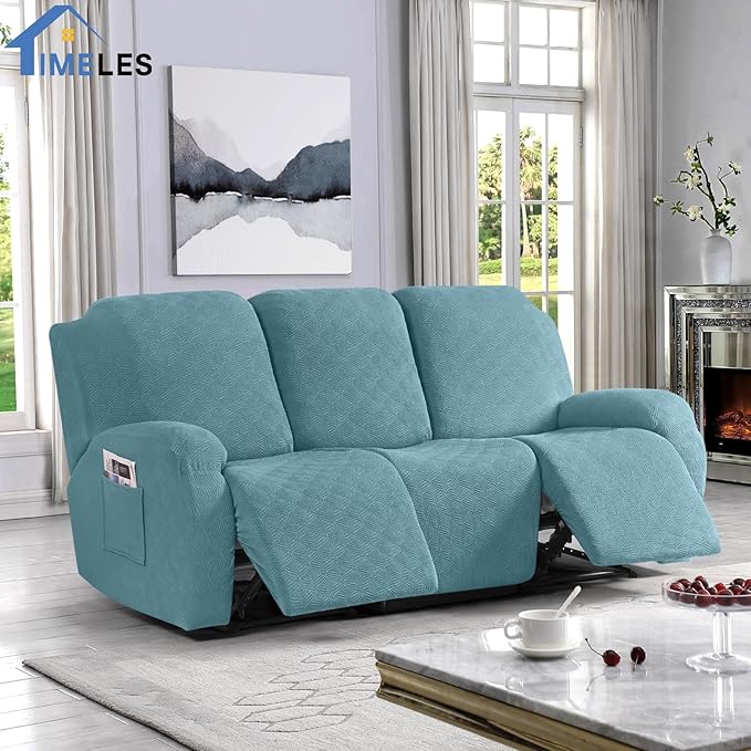 Timeles Recliner Covers for 3 Seater Reclining Couch Covers Sofa Slipcover