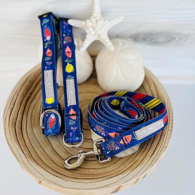 Lucky Love Dog - Adjustable Dog Collar with Easy Click Buckle for Small Ones, Durable, & Comfortable for Male & Female Dogs, Pet Collar for Puppies & Adult Dogs - Mackey, XS
