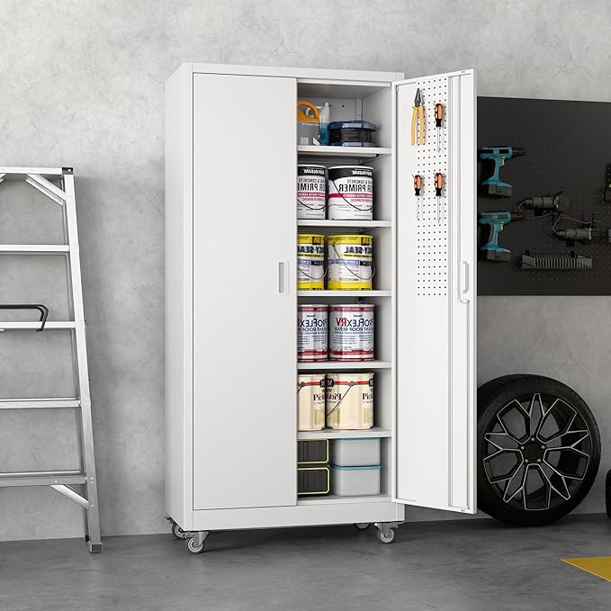 SUXXAN Metal Garage Storage Cabinet