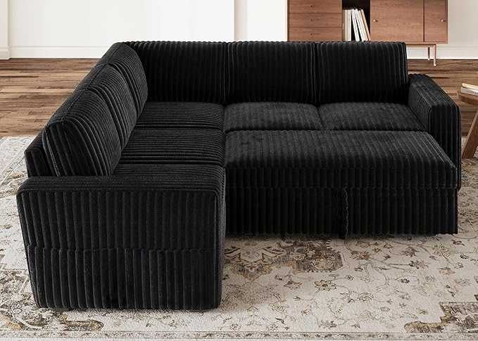 HONBAY Modular Sectional Sleeper Sofa
