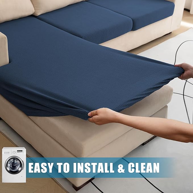 Water Repellent Sectional Couch Cushion Covers L Shaped Sofa