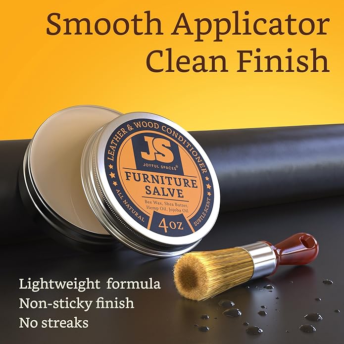 Furniture Salve for leather, leather conditioner, leather repair kit, shoe