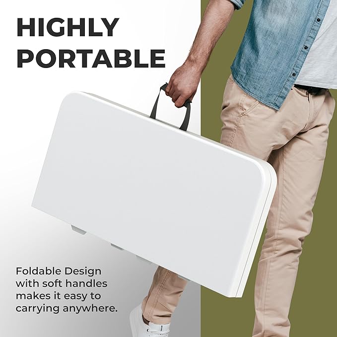 Our Modern Space 34" Square Foldable Table