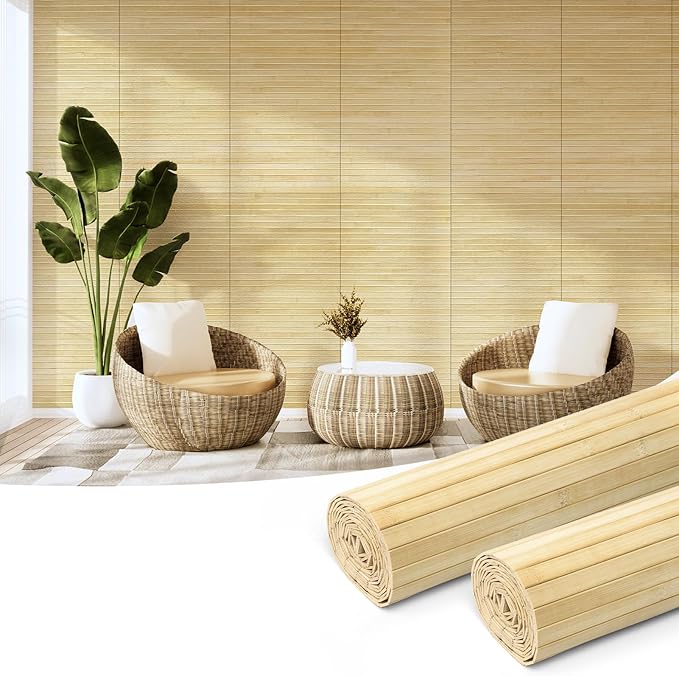 Art3d Natural Bamboo Wall Panel