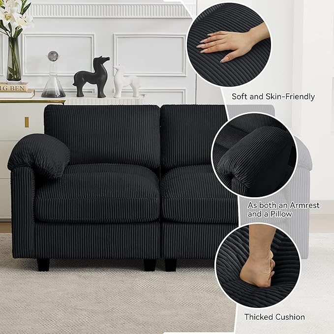 114'' U-Shaped Sectional Couch