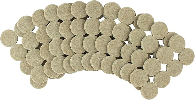 Smart Surface 8725 Heavy Duty Self Adhesive Furniture Felt Pads 1-Inch Round
