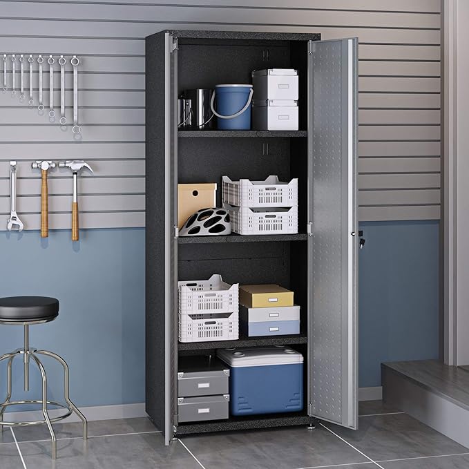 Manhattan Comfort Fortress Standing Cabinet Storage