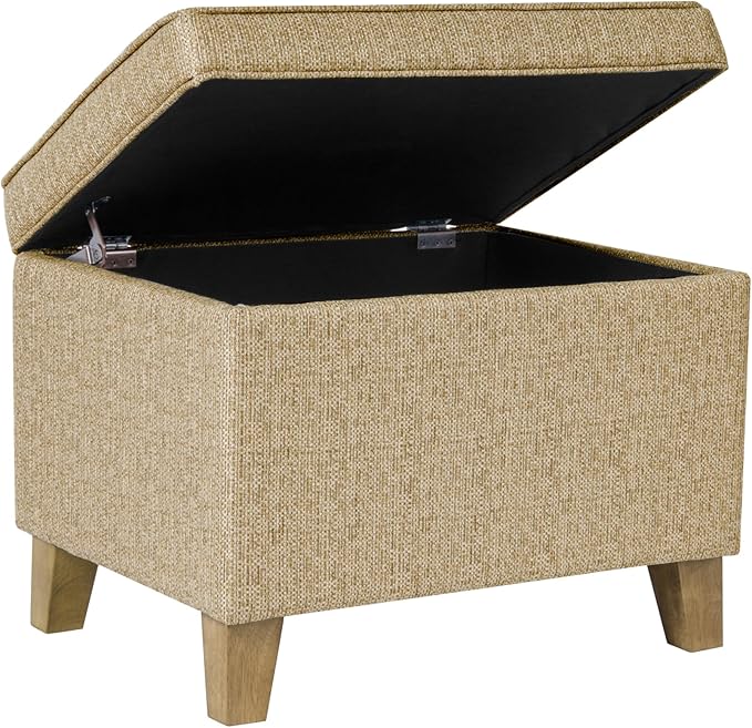 Homepop Home Decor | Medium Square Storage Ottoman