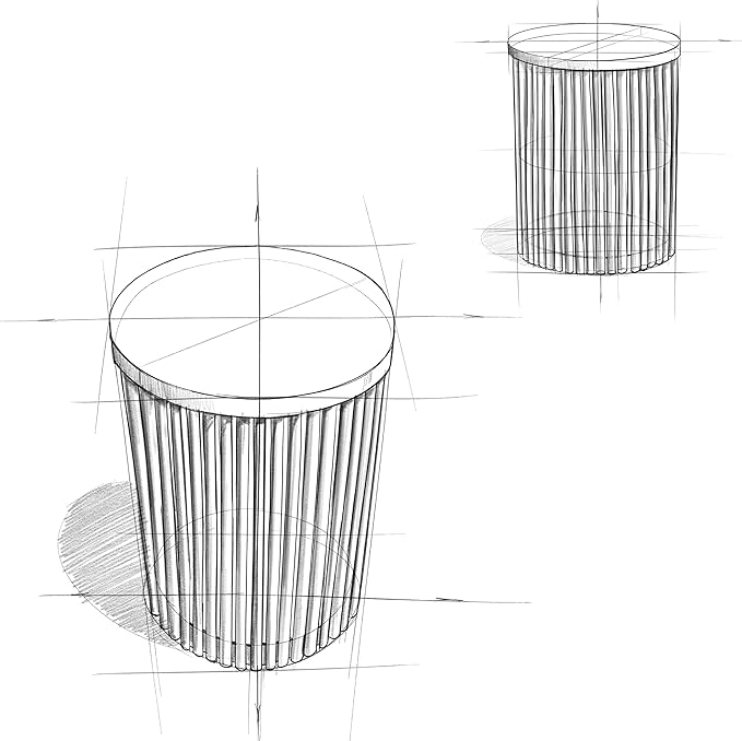 SIMPLIHOME Demy Metal and Wood Accent Table