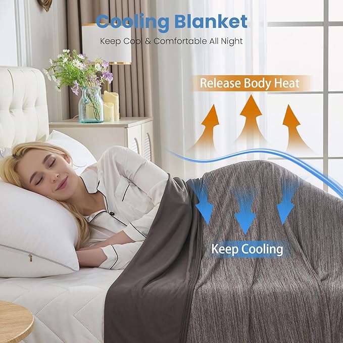 OIGAE Cooling Blanket for Hot Sleepers