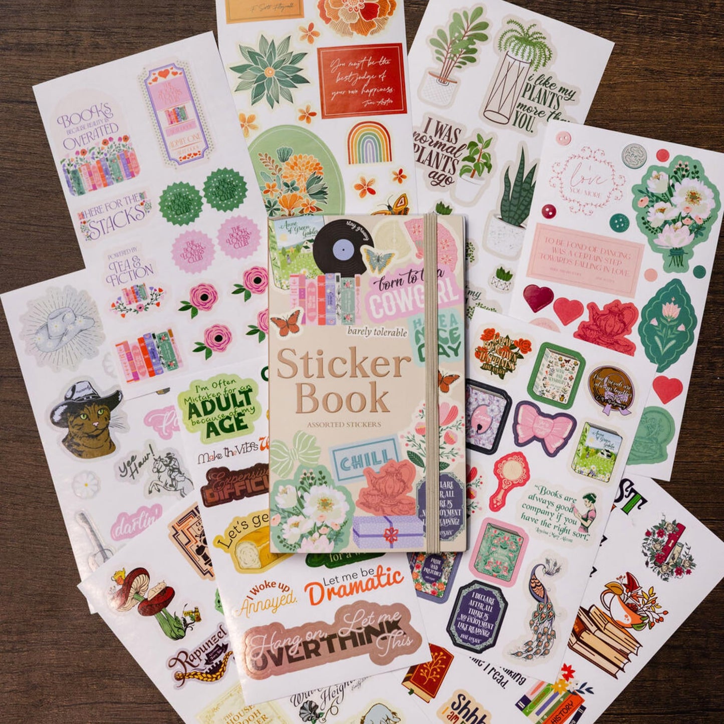 Steel Mill & Co. Assorted Sticker Book with 35 Sheets, Volume 1
