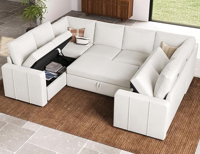 Belffin Modular Sectional Sleeper Sofa Bed