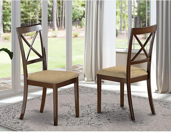 East West Furniture BOC-CAP-W Boston Dining Room Chairs