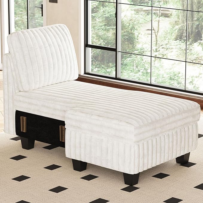 Belffin Modular Sectional Storage Chaise Module