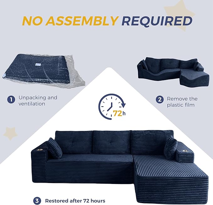 MAXYOYO 104" Modular Sectional Couch