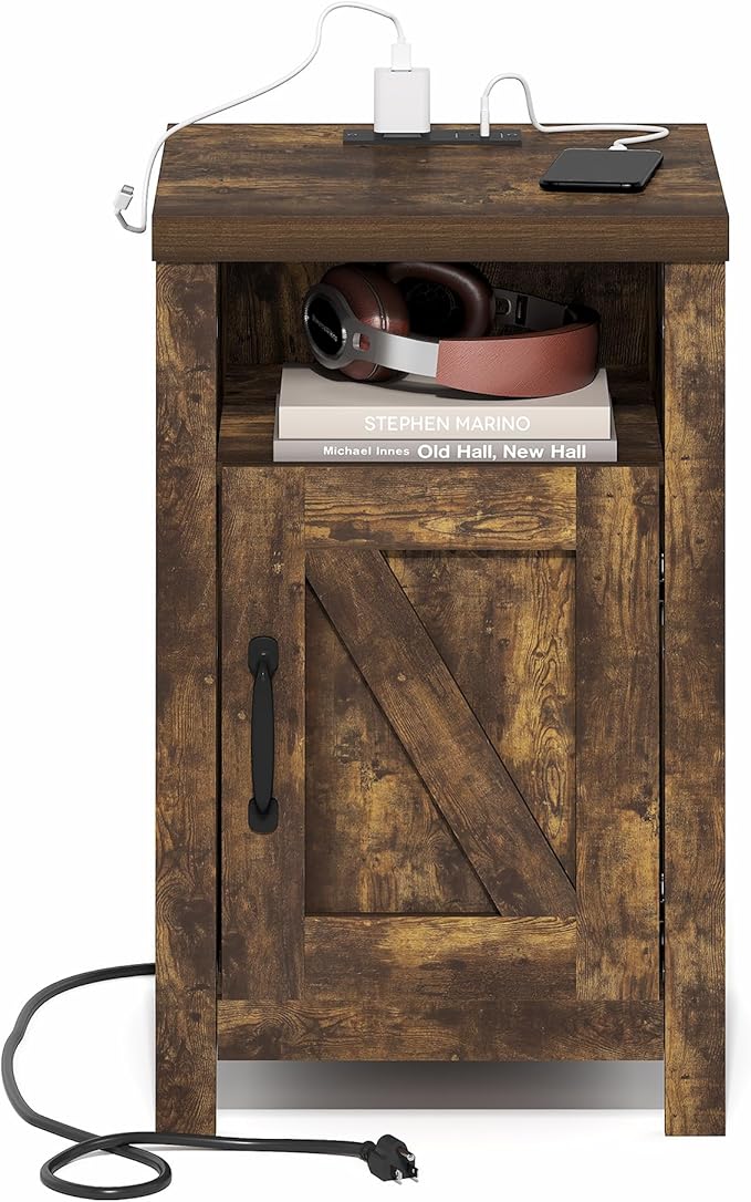 Furinno Farmhouse Night Stand