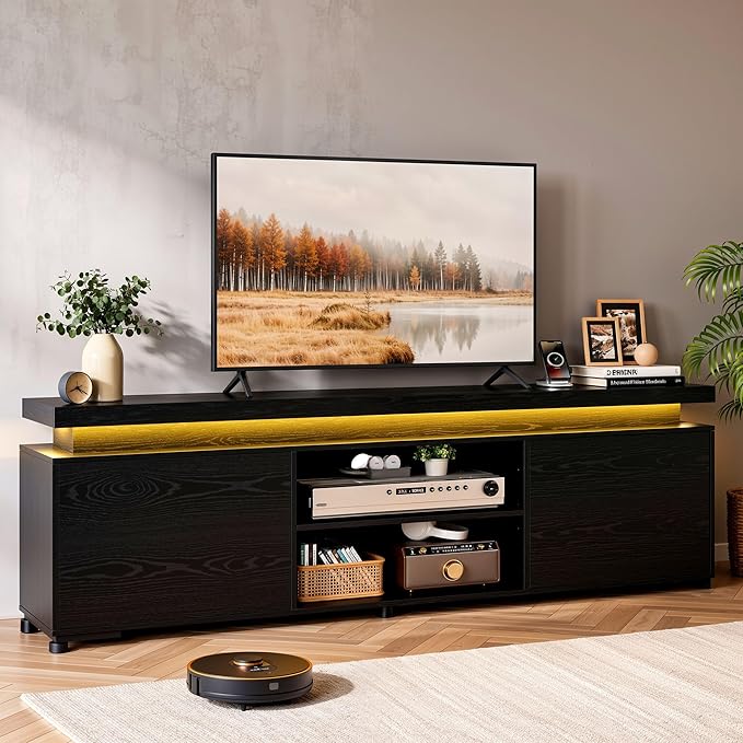 IRONCK TV Stand for TVs 85 inch, Entertainment Center