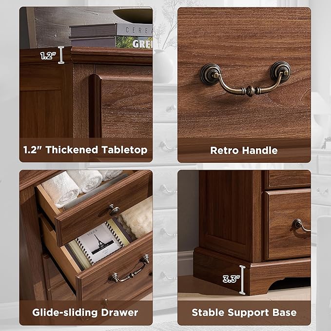 T4TREAM 48" Tall Drawers Dresser Chests