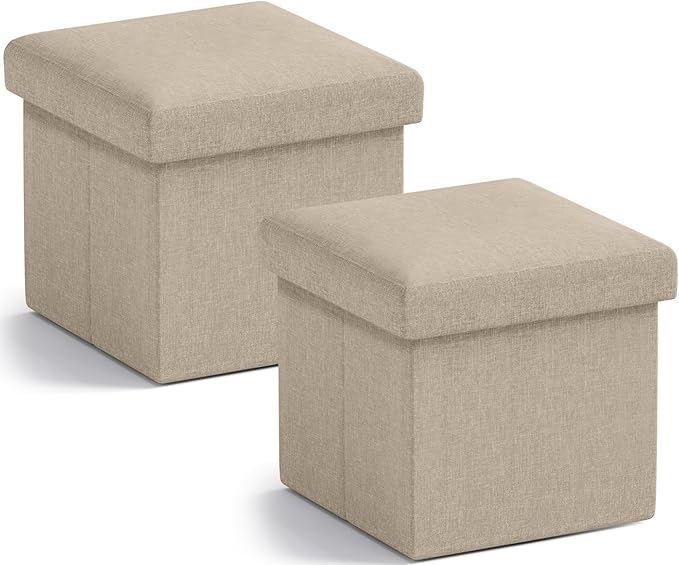 Ornavo Home Small Storage Ottoman,