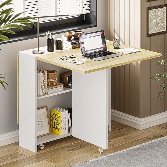 Tiptiper Folding Dining, Versatile Dinner Table