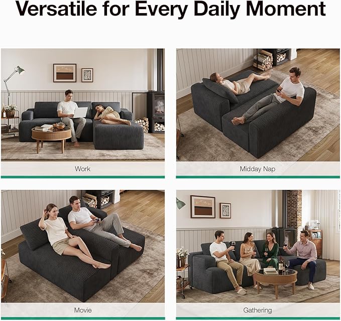 Novilla L-Shape Sectional Couches