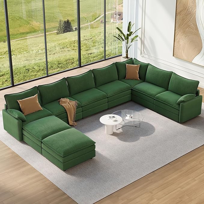 Vesgantti Large Modular Sectional Sofa, Big Comfy Cloud Couch