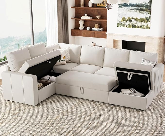 Belffin Modular Sectional Sleeper Sofa