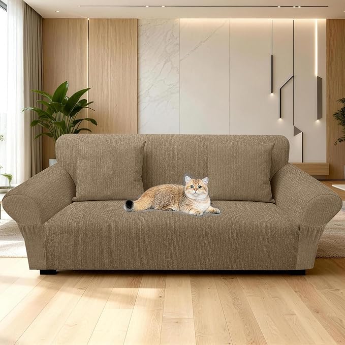 Loveseat Slipcover with 2 Pillow Cover