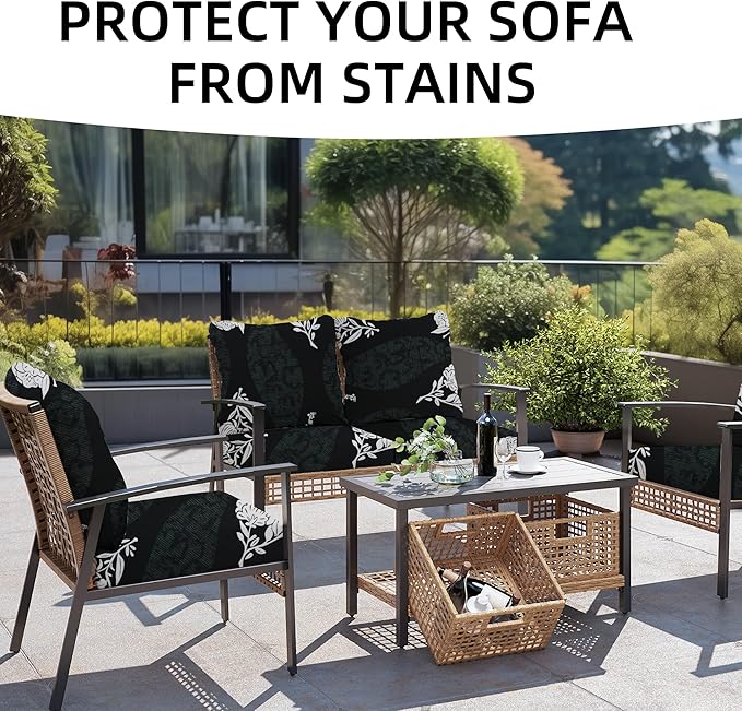 Outdoor Cushion Covers Set, Replacement