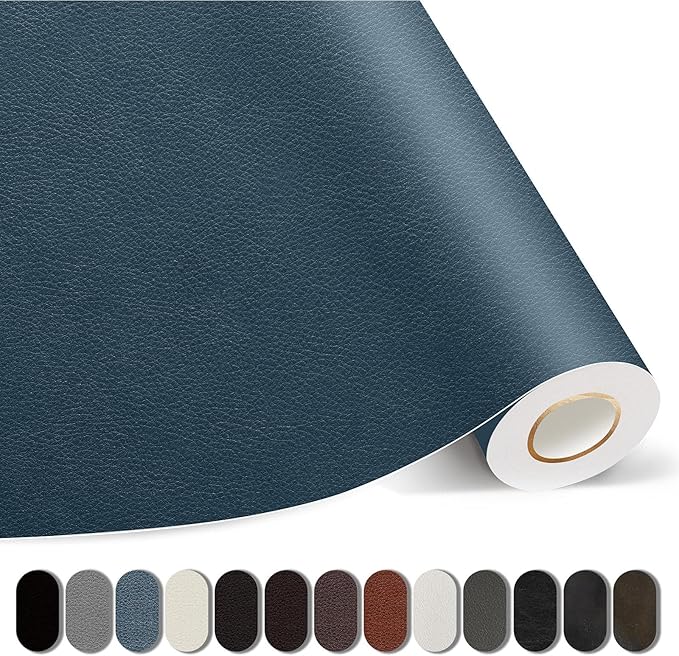 Kangshoon Leather Repair Patches, 17X79 Inch Self-Adhesive Leather Repair Tape