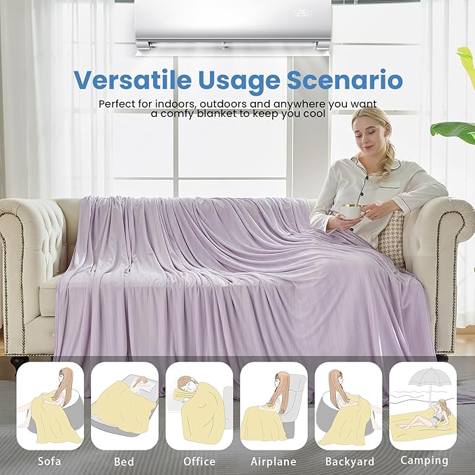 OIGAE Cooling Blanket for Hot Sleepers