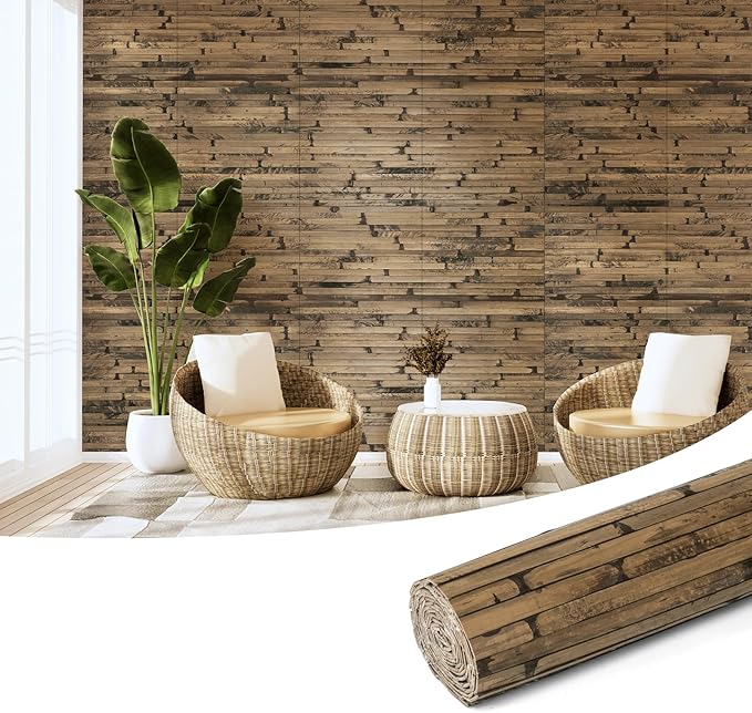 Art3d Natural Bamboo Wall Panel