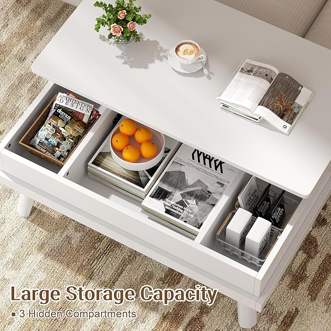 Shintenchi Coffee Table, Lift Top Coffee Table