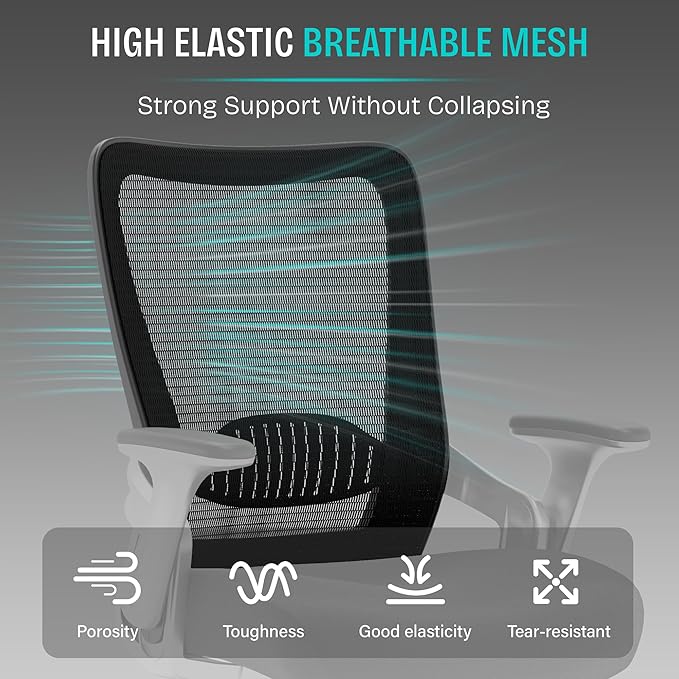 SUNNOW Office Chair, Ergonomic Computer Desk Chair, Sturdy Executive Task Chair