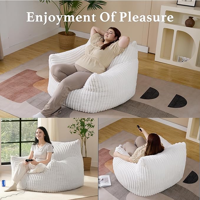 Giant Plush Bean Bag Chair for Adults
