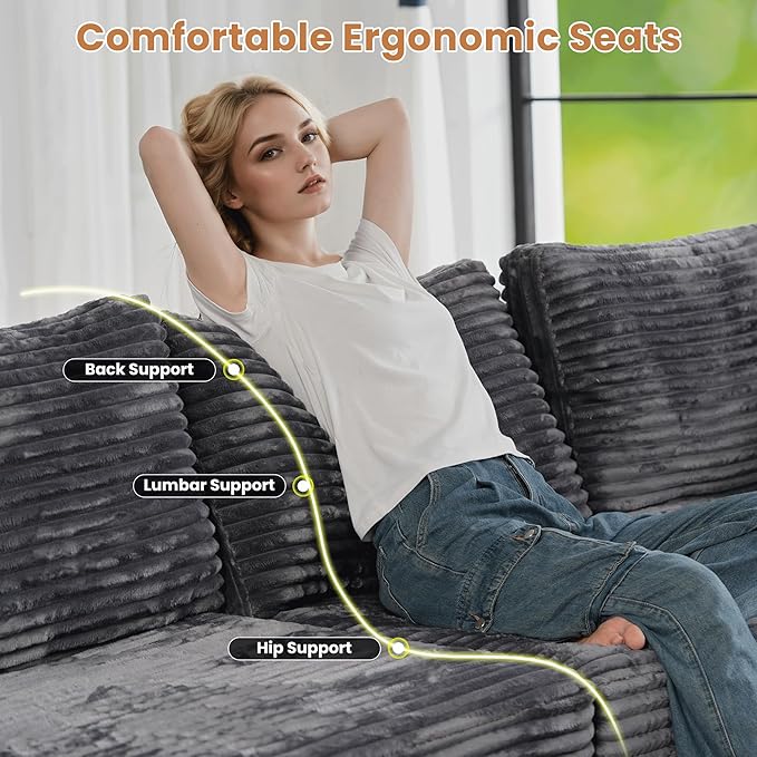 ovios 32.7 inches Ottoman Seat Module