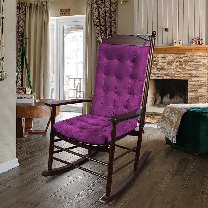 ELFJOY Rocking Chair Cushion Large Rocking Chair Pads