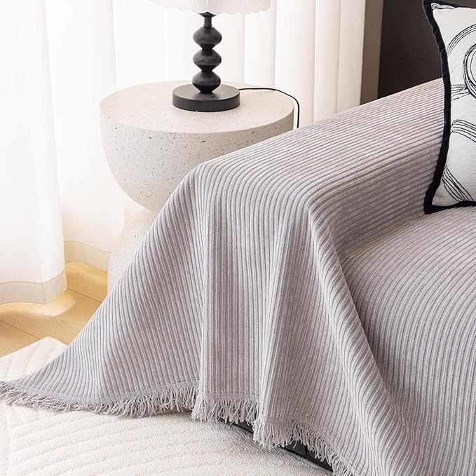 DREAMINGO Modern Minimalist Sofa Covers Washable Pet Furniture Protector Couch