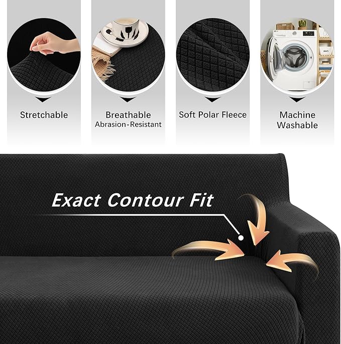 Arfntevss Stretch Sectional Couch Covers L Shaped Corner Sectional Sofa Cover